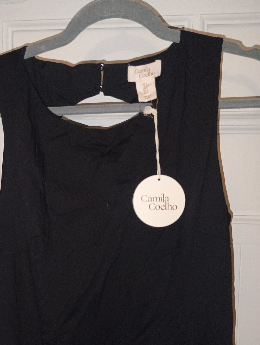 Camila Coelho Black Sleeveless Maxi Dress - Picture 3 of 3